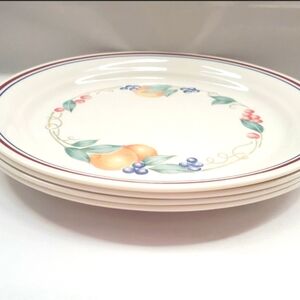 Corelle by Corning Set of 4 Lunch Plates. Measure approx. 8 1/2" Wide